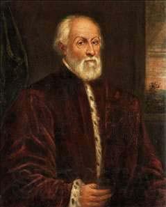 Domenico Tintoretto Portrait of a Gentleman Norge oil painting art